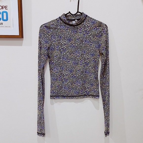 & Other Stories Mesh Long Sleeve - Picture 3 of 8